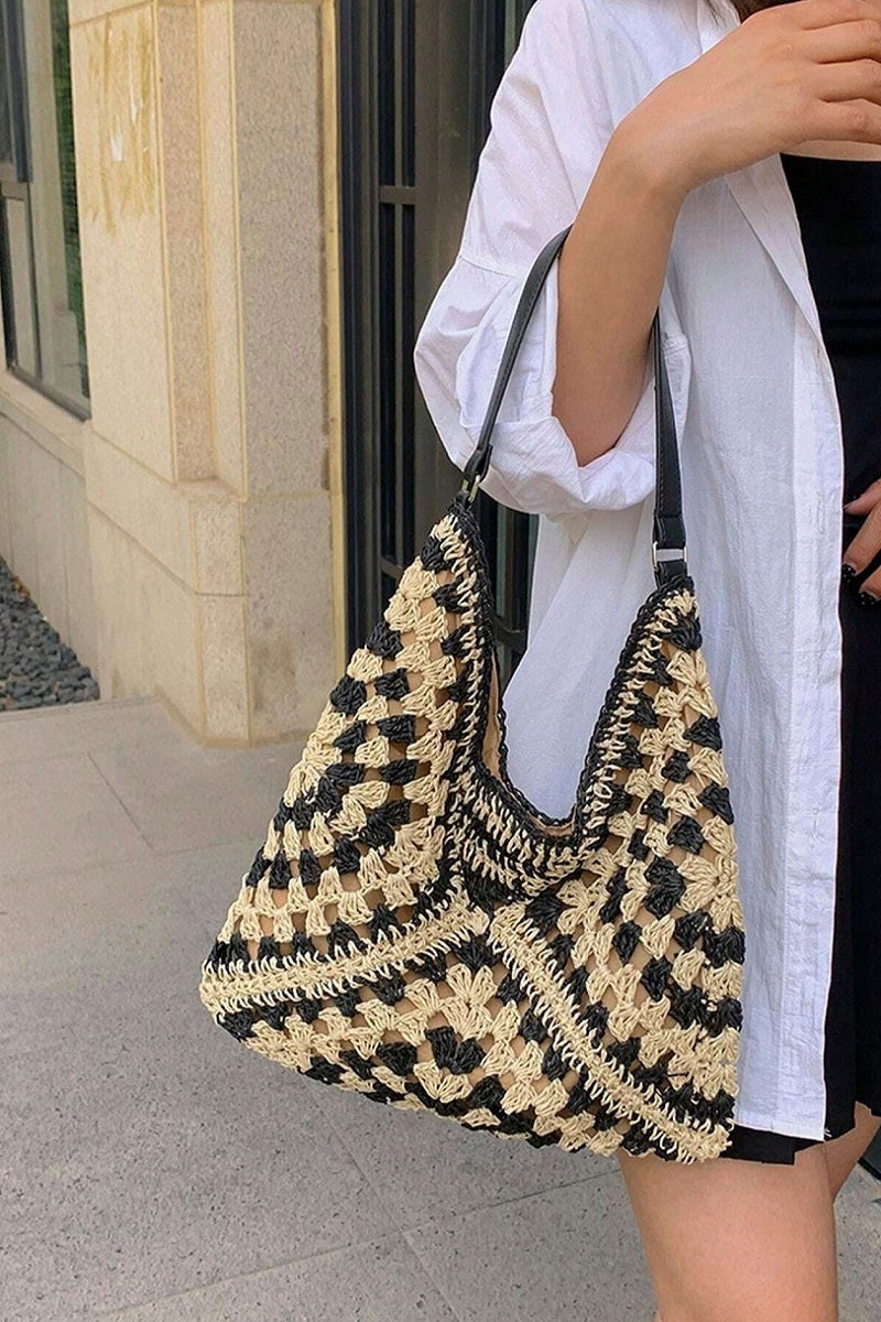 Chevron Weave Boho Bag