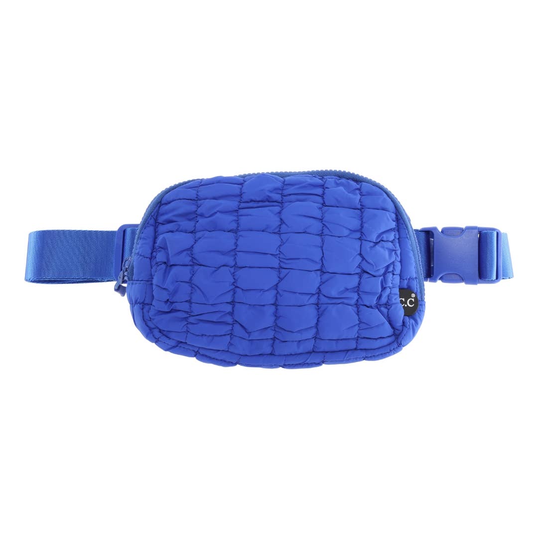 Quilted Puffer C.C Belt Bag