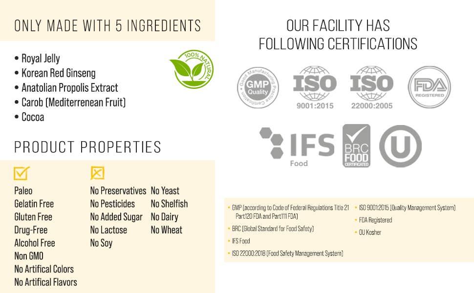 Bee & You Propolis + Vit D3 + Vit C + Zinc Shot