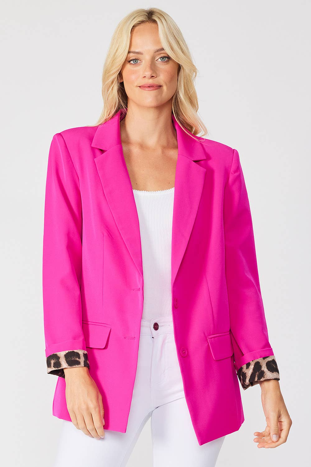Jett Leopard Blazer