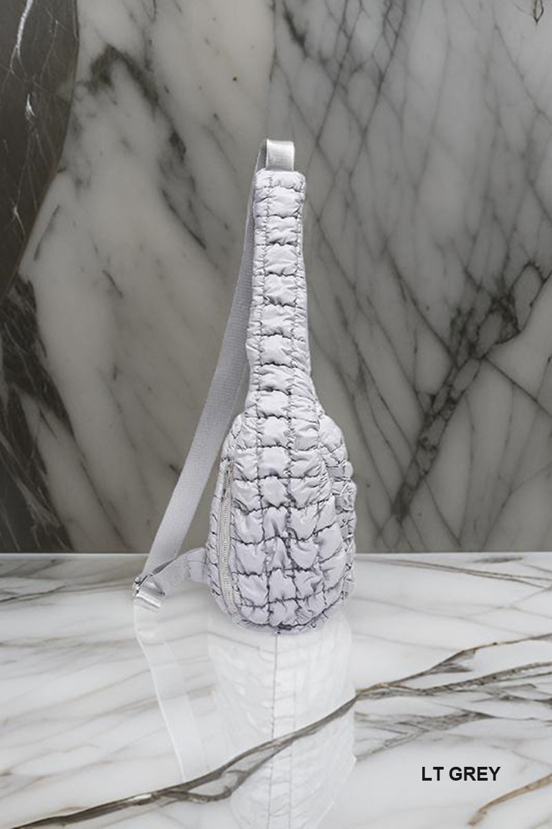 Quincy Quilted Puff Sling Bag
