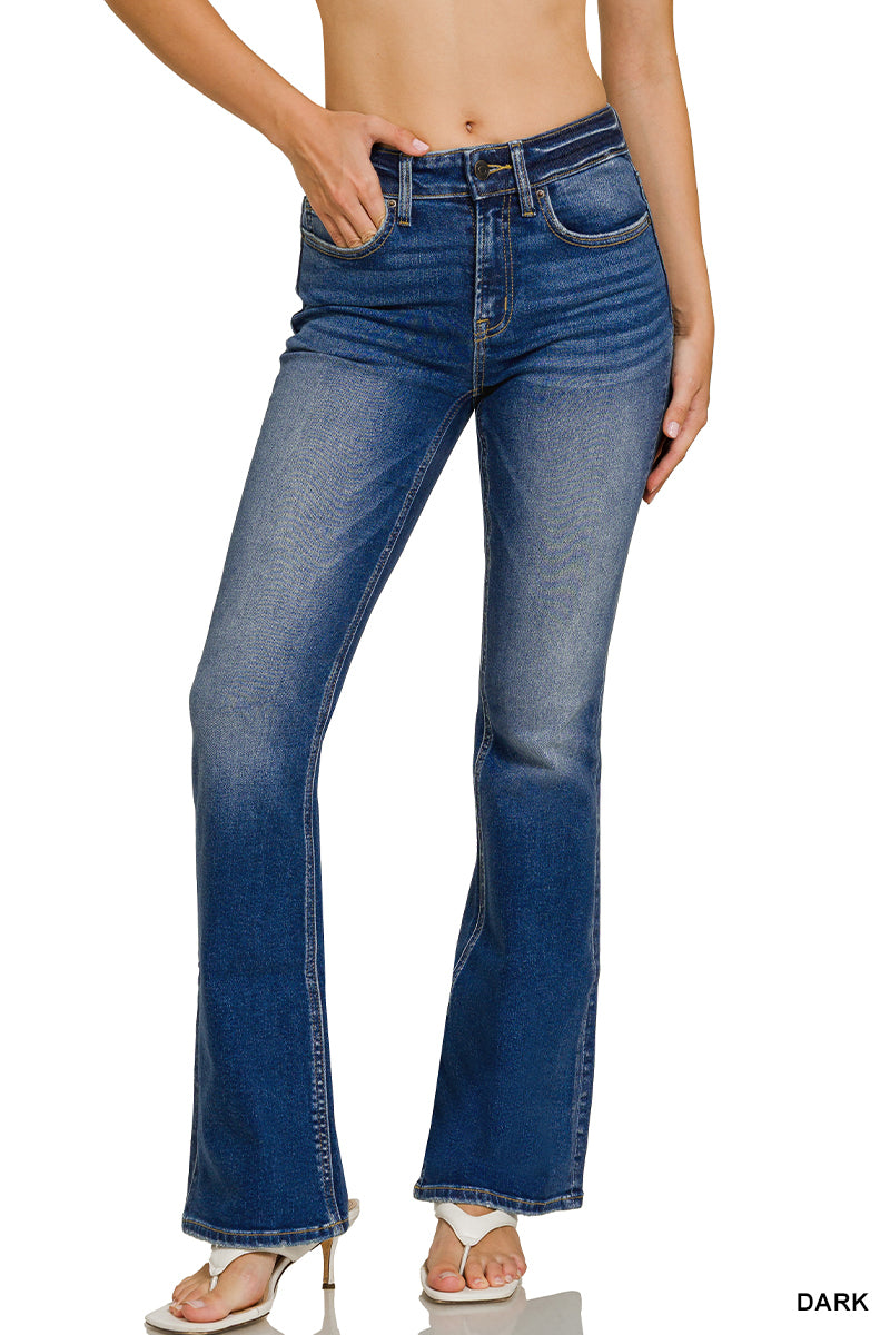 Farmhouse Dark Wash Bootcut Denim Jeans