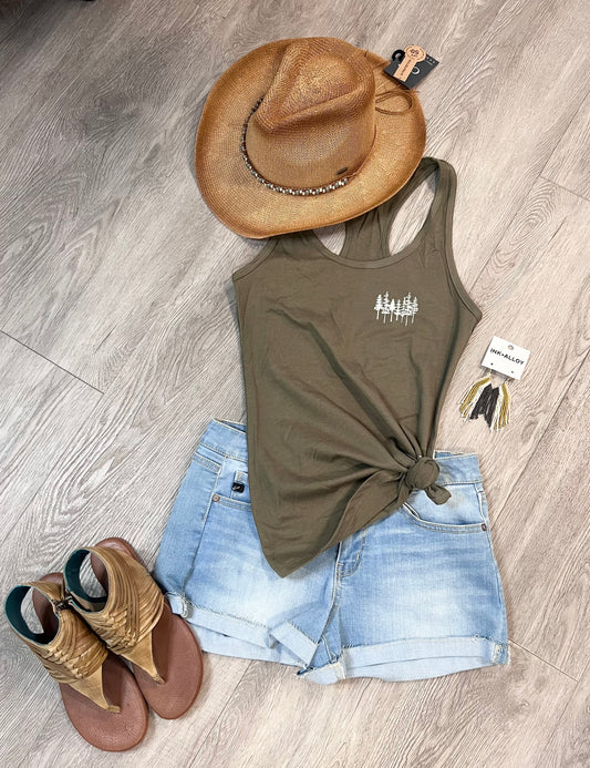 Bitterroot Racerback Tank Top