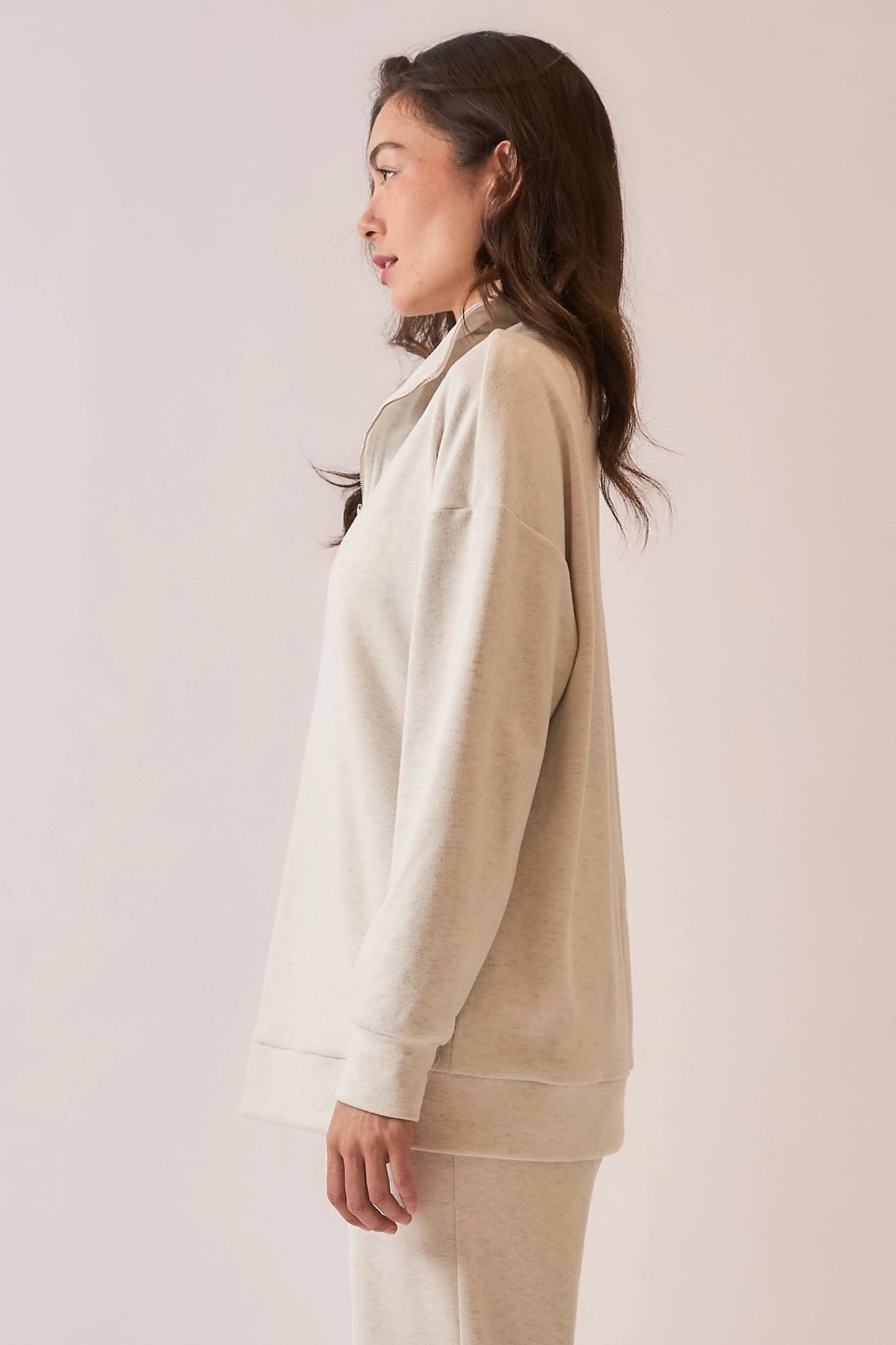 Cameron Cozy Quarter Zip Sweatshirt