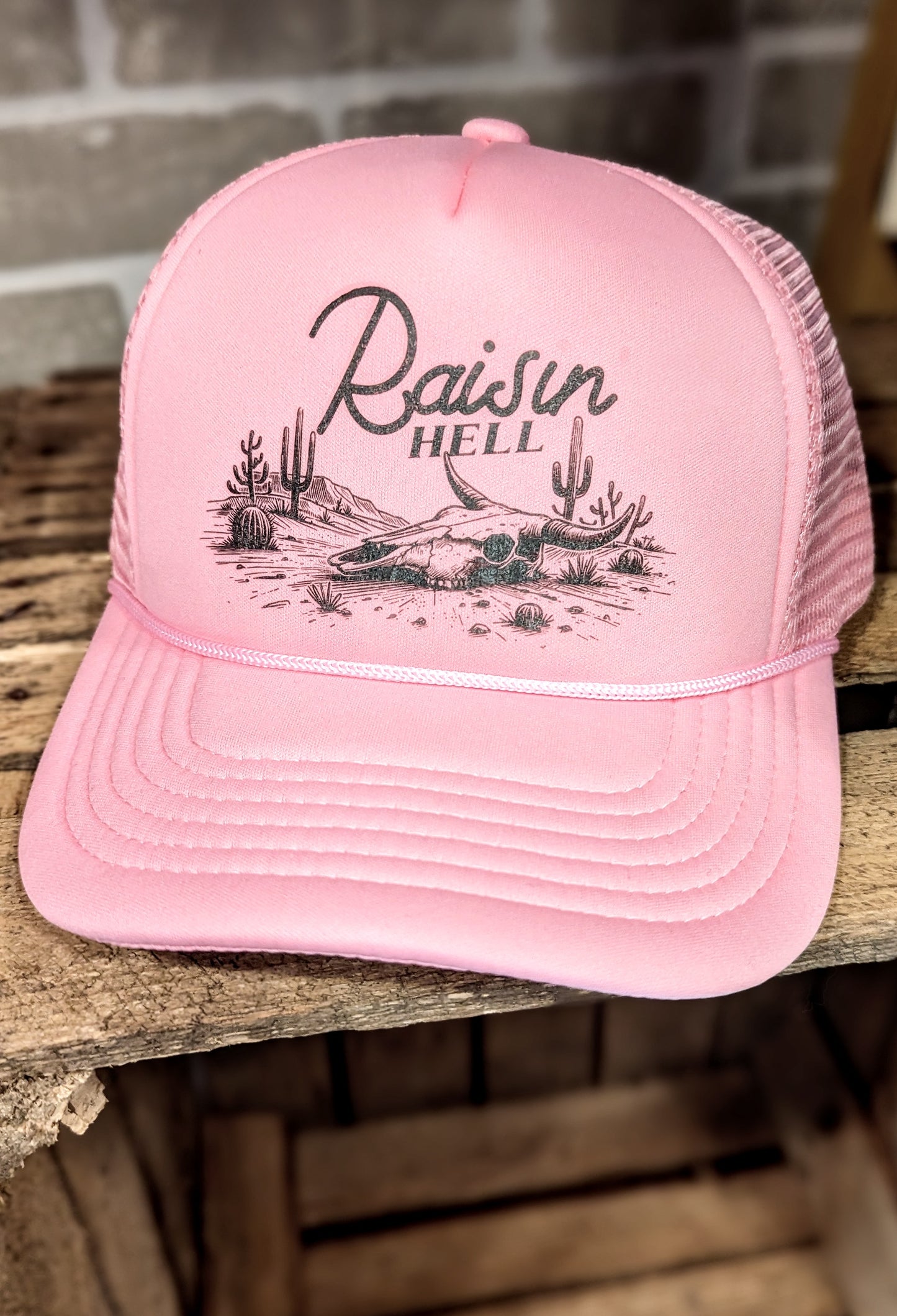 Raisin' Hell Foam Trucker Hat