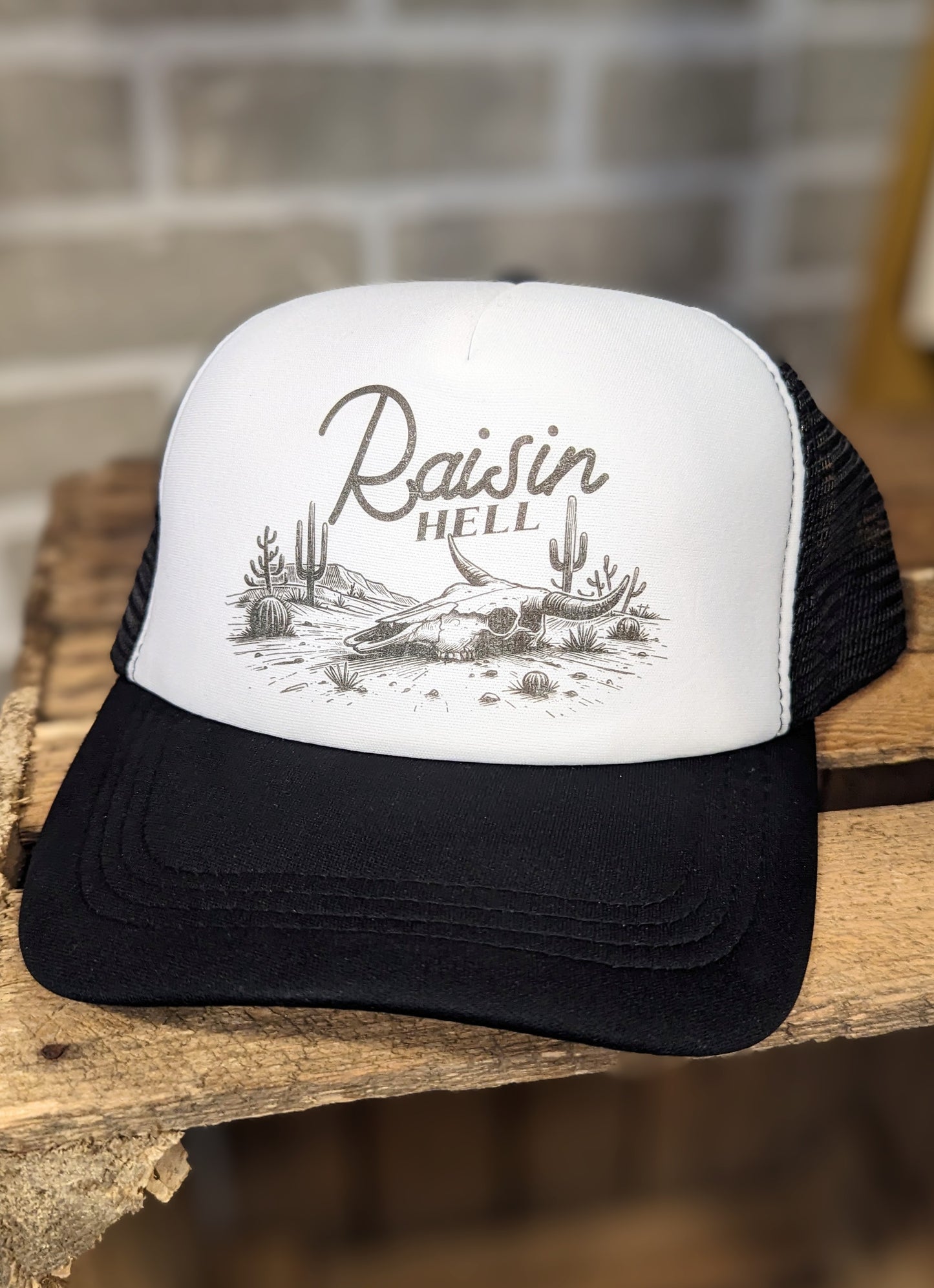 Raisin' Hell Foam Trucker Hat