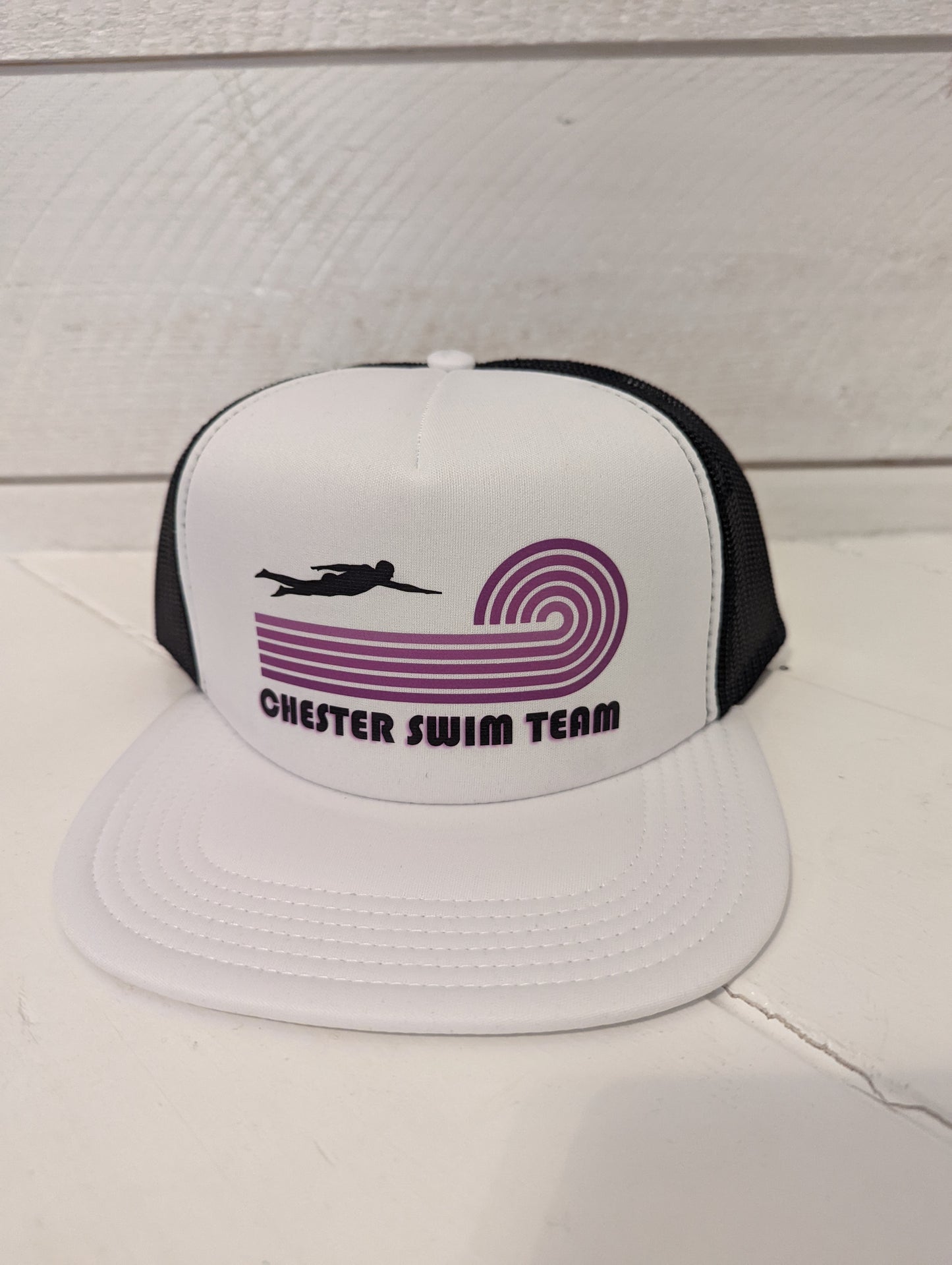 Chester Swim Team Adult Foam Trucker Hat