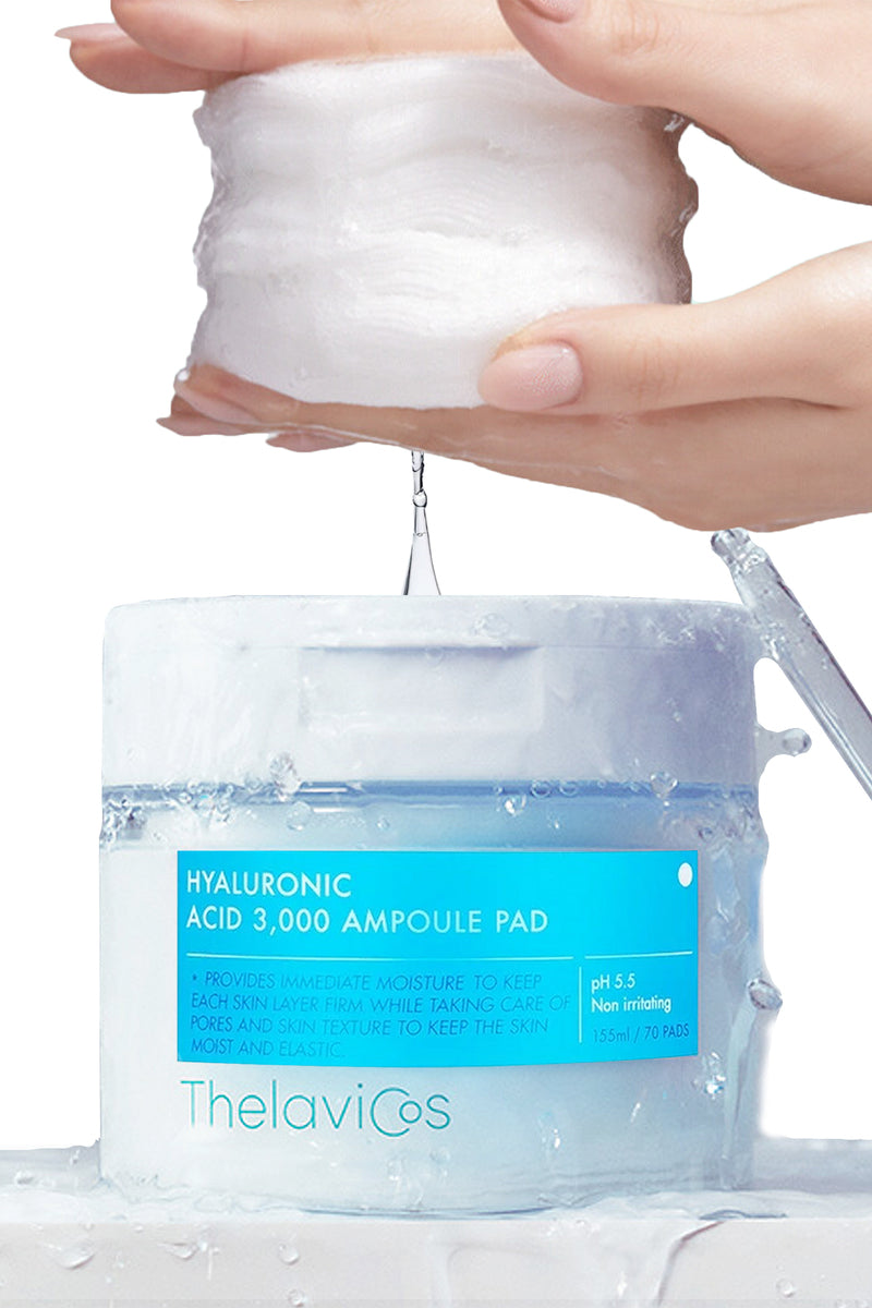 Thelavicos hyaluronic acid 3,000 ampoule pad 155ml/70pads