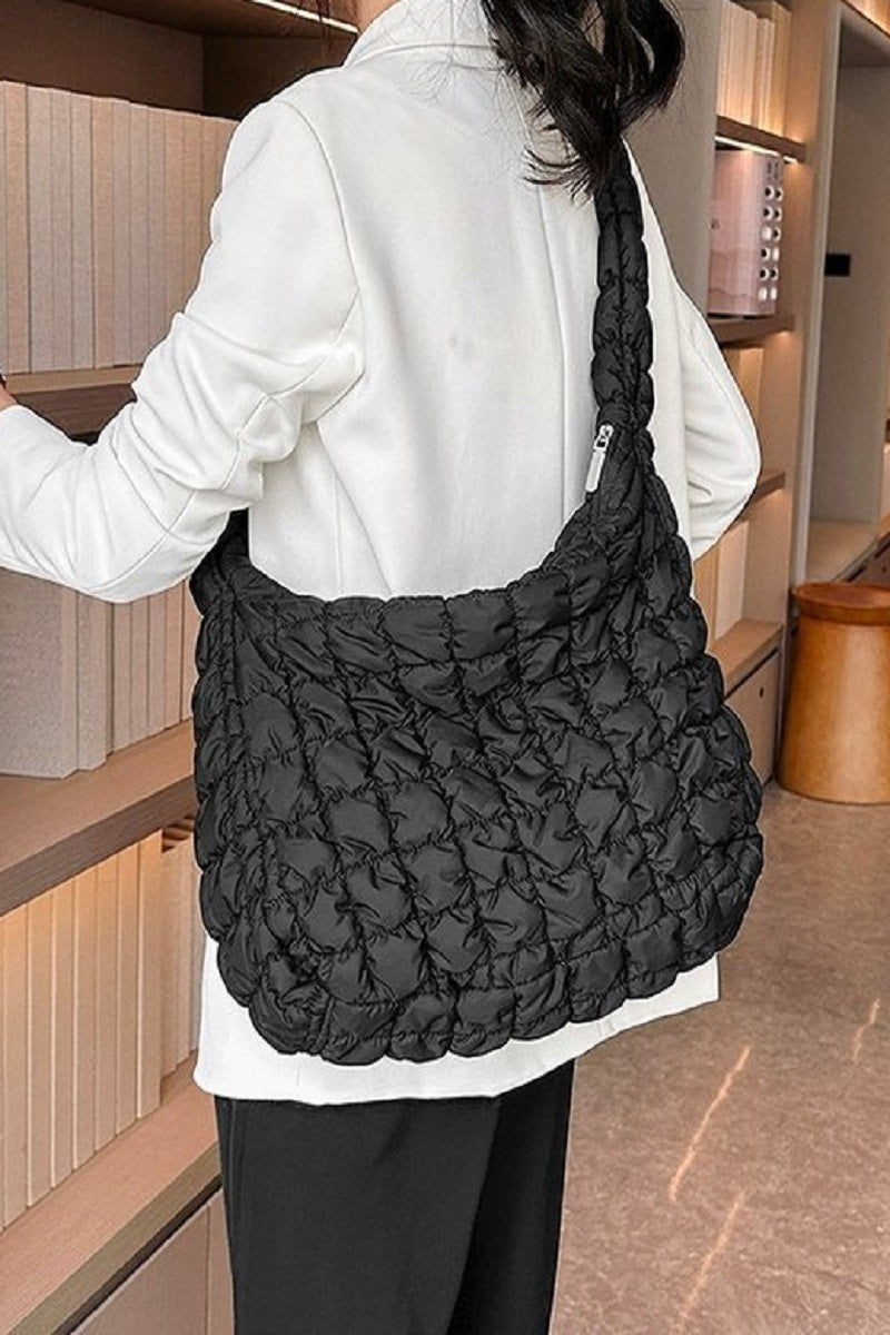 Zinnia Quilted Puff Bag
