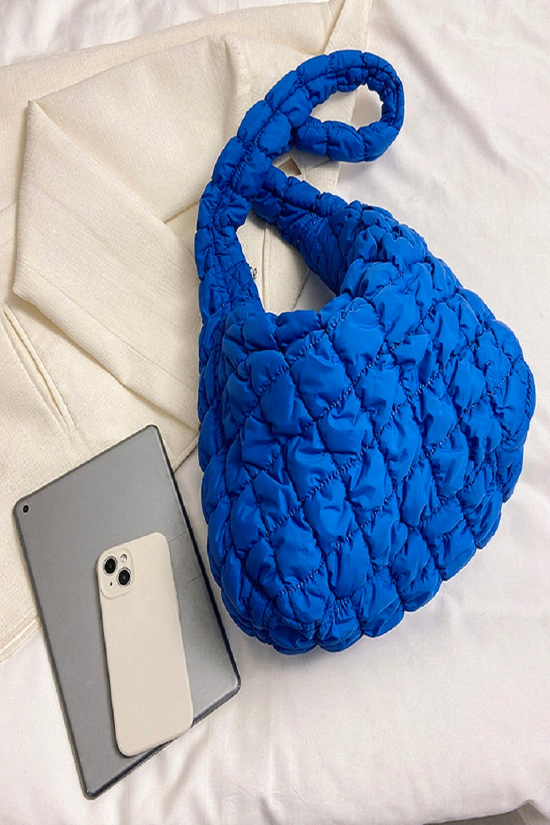 Zinnia Quilted Puff Bag