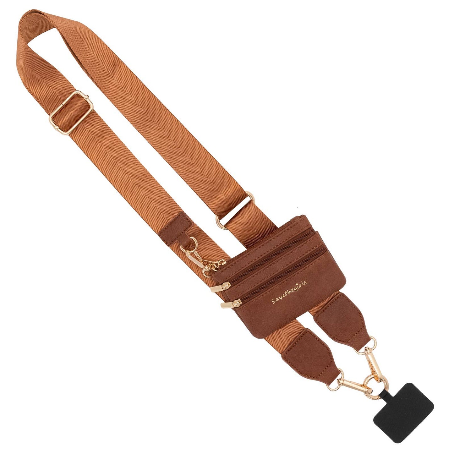 Clip & Go Phone Lanyard with Pouch - Neutral Collection