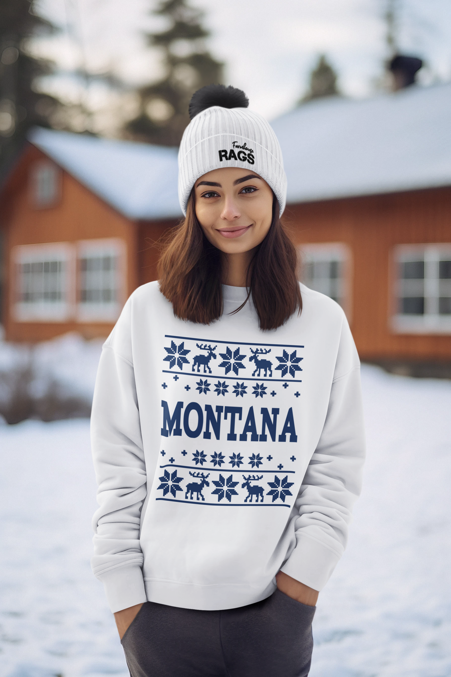 Montana Christmas Crewneck Sweatshirt