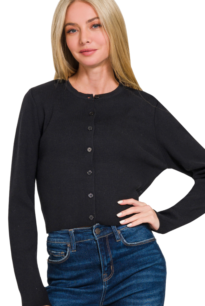 Bev Button Down Cardigan