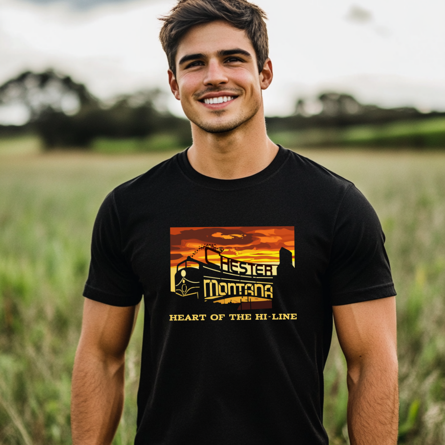 Chester Montana Graphic T-Shirt