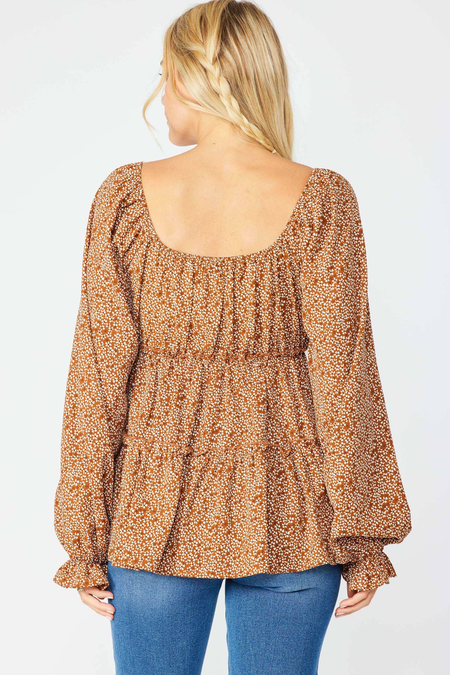 Lambert Ruffle Babydoll Top
