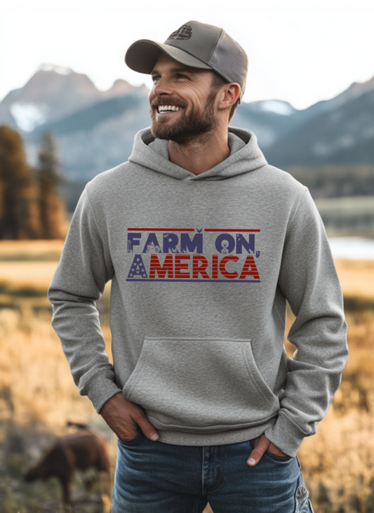 Farm On America Hoodie Sweatshirt