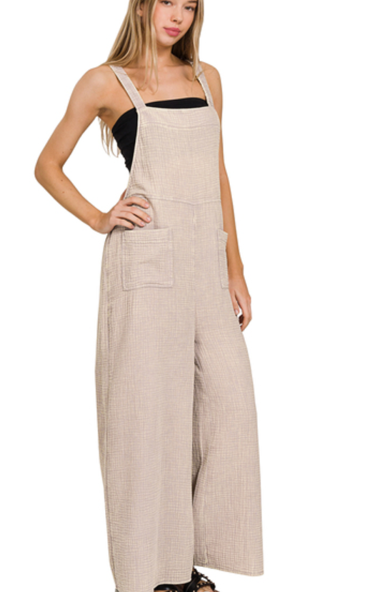Dark Mocha Latte Overalls