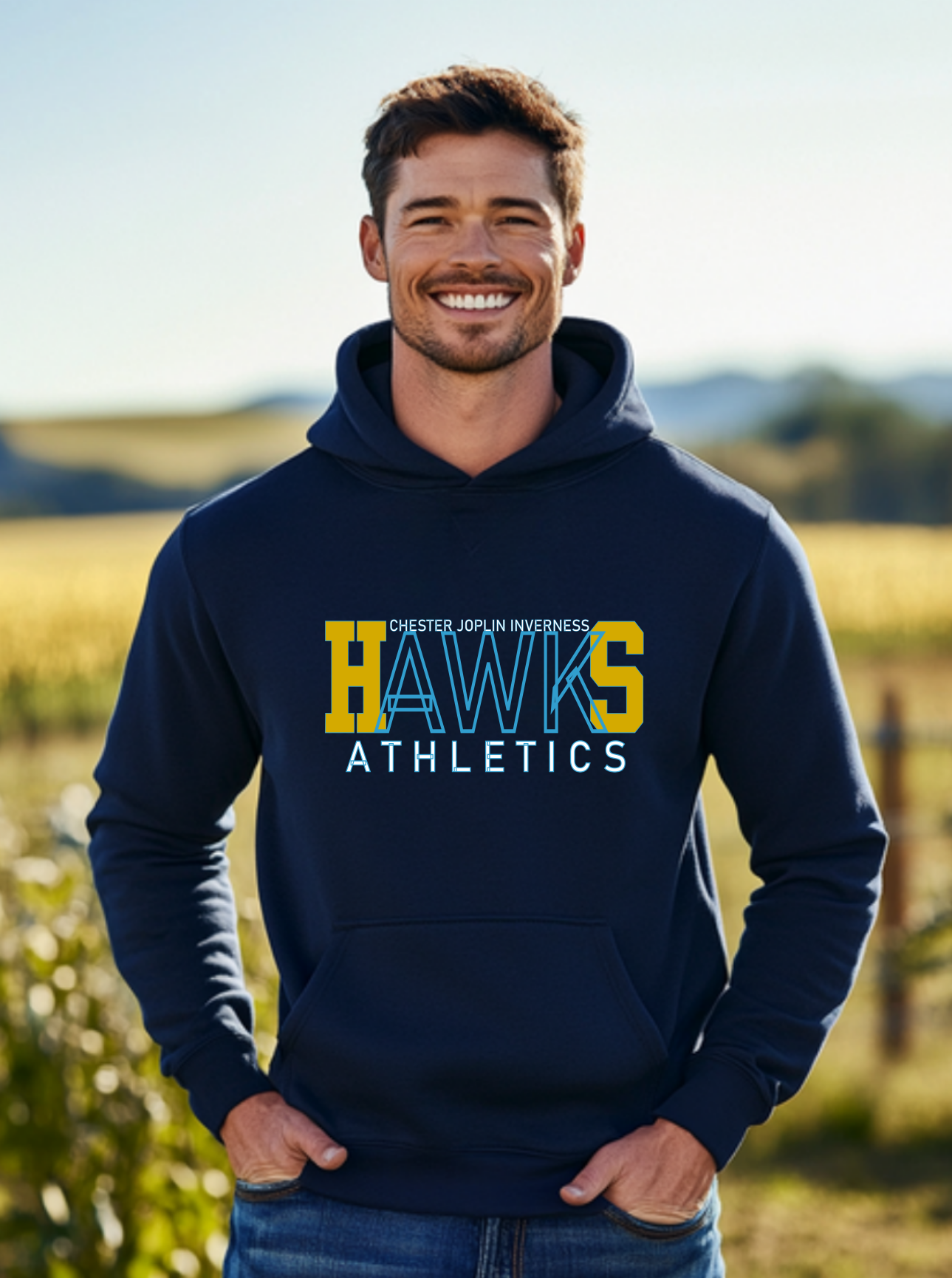 CJI Hawks Athletics Graphic Sweatshirt
