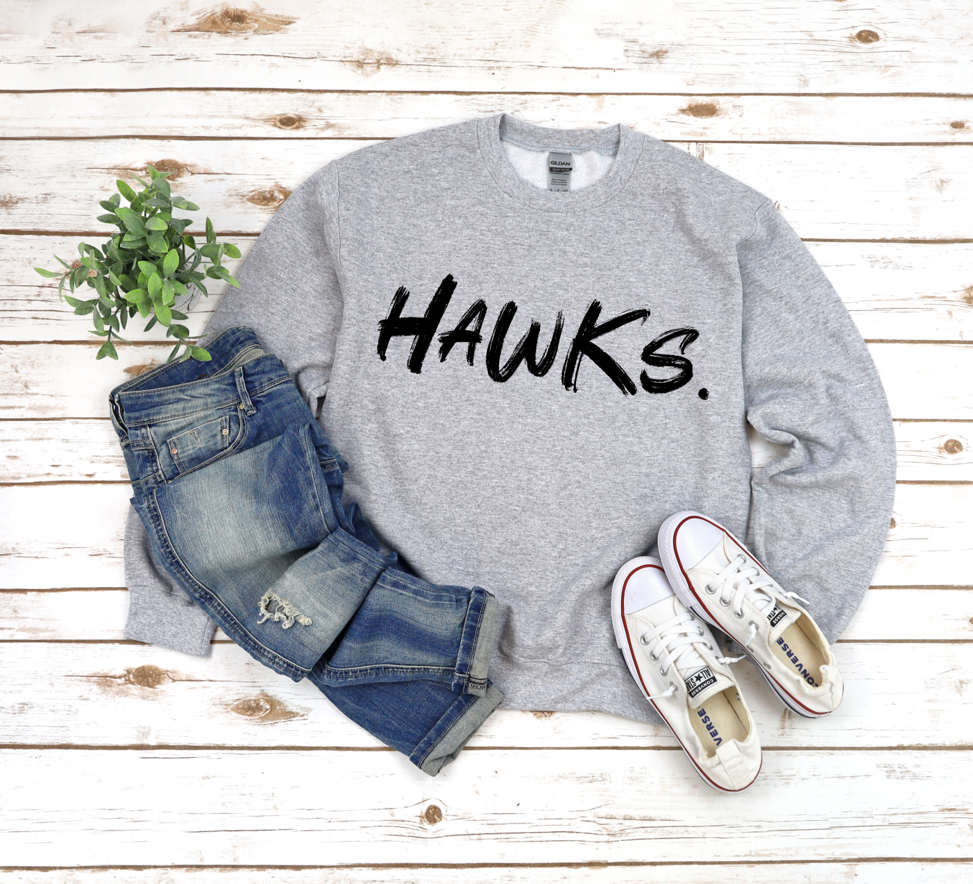 Hawks. Crewneck Sweatshirt