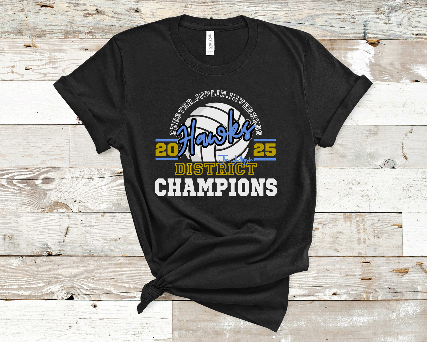 Hawks Jr. High District Champs T-Shirt