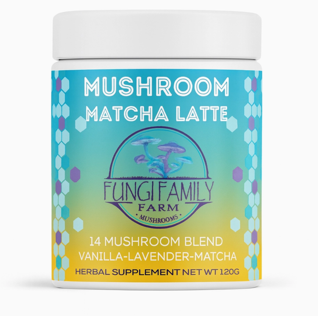 Vanilla Lavender Mushroom Matcha