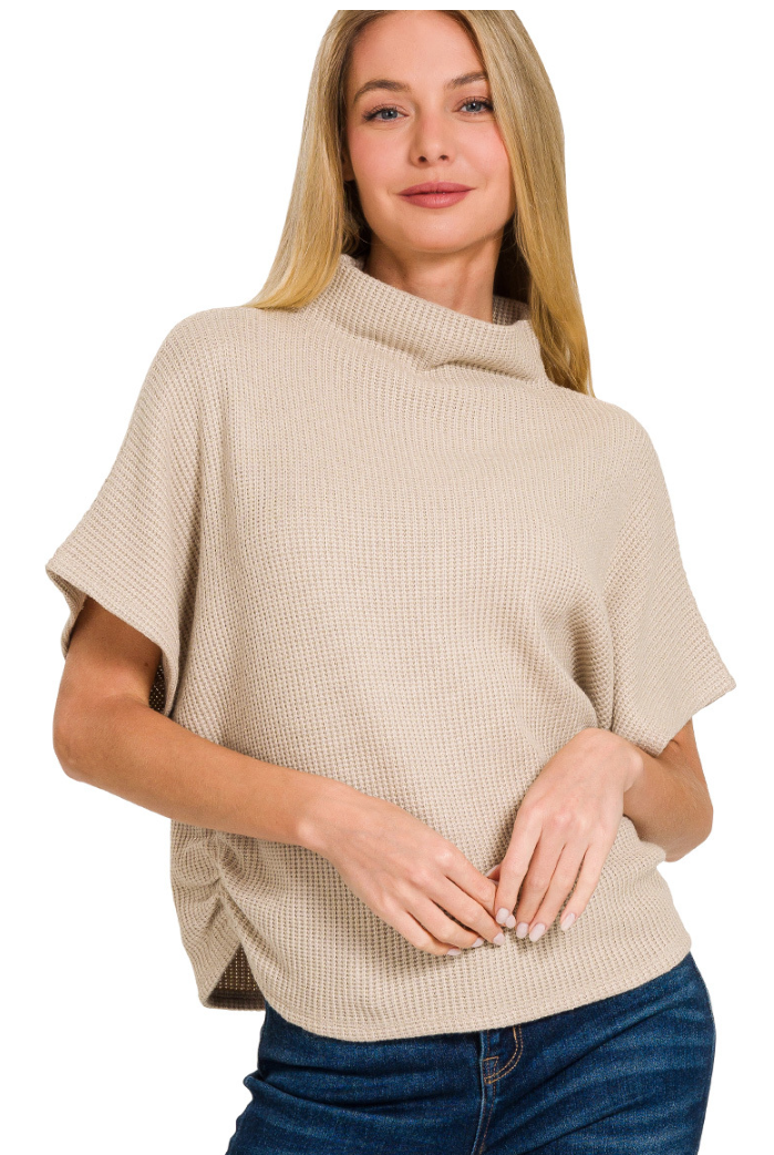 Mina Mock Neck Sweater