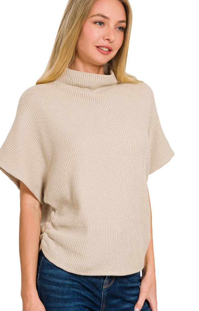 Mina Mock Neck Sweater