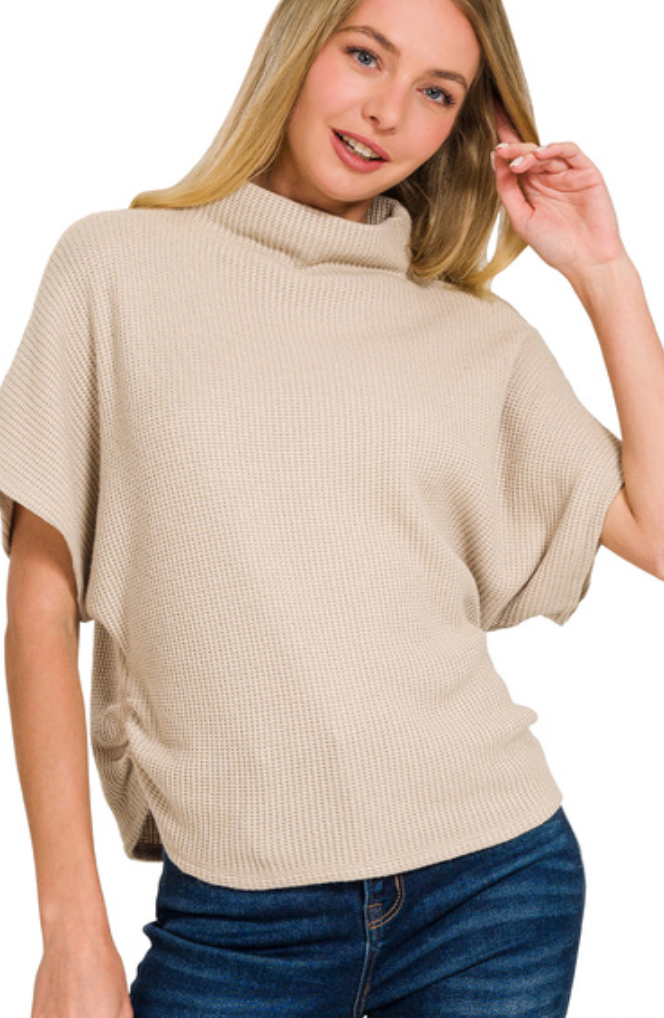 Mina Mock Neck Sweater