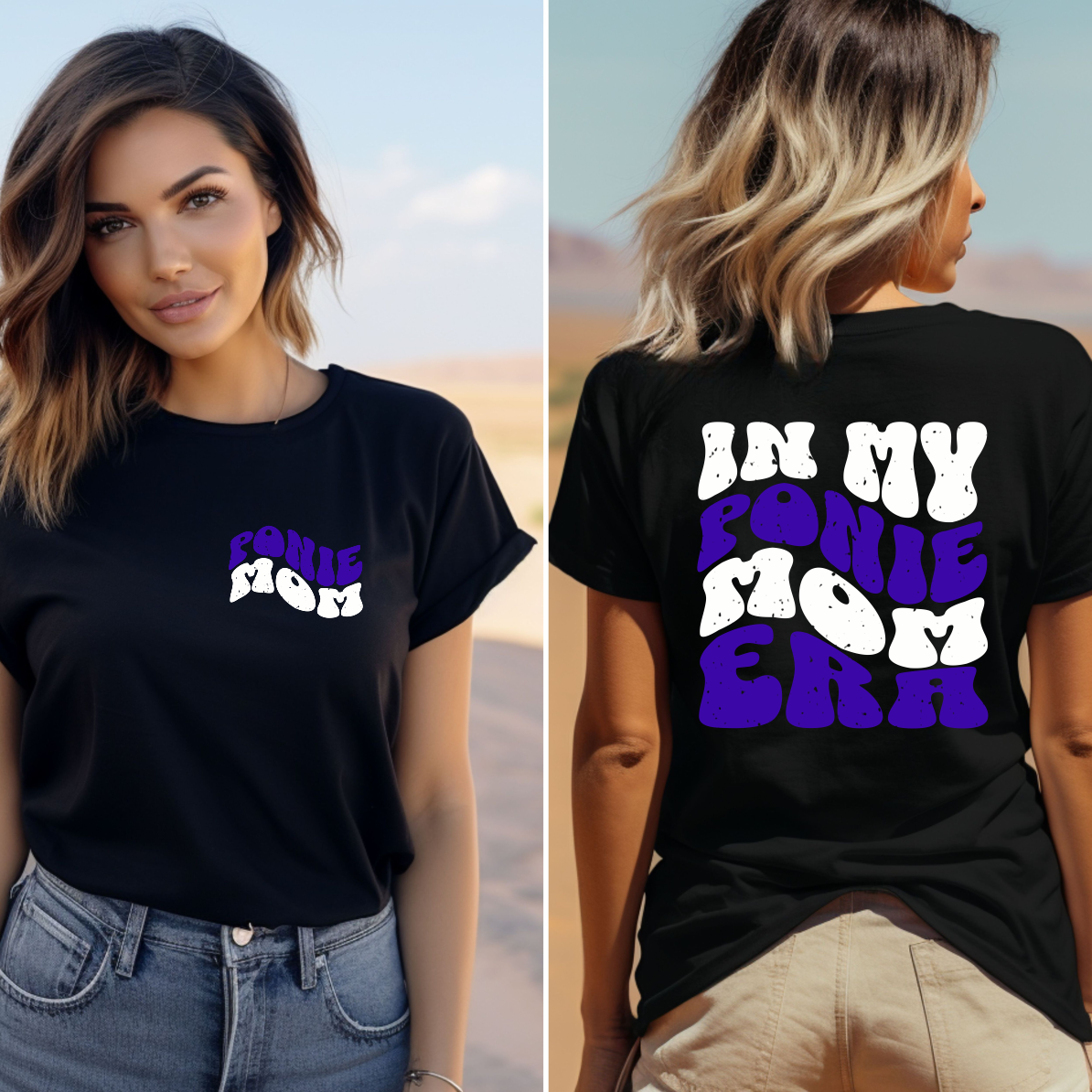 Ponie Mom Era Graphic T-Shirt