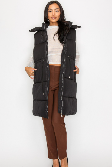 Bluebird Long Puffer Vest