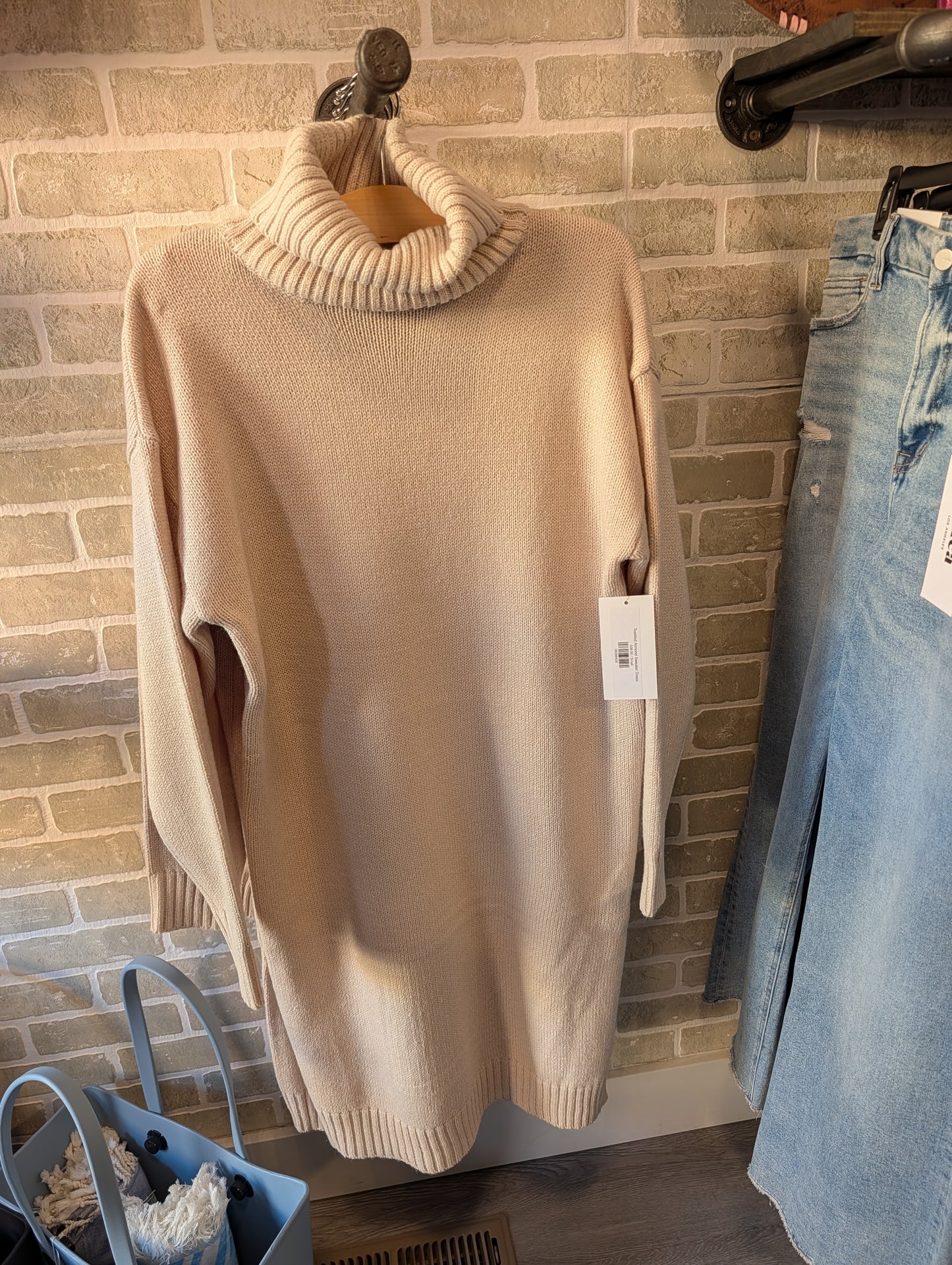 Toasted Almond Sweater Dress