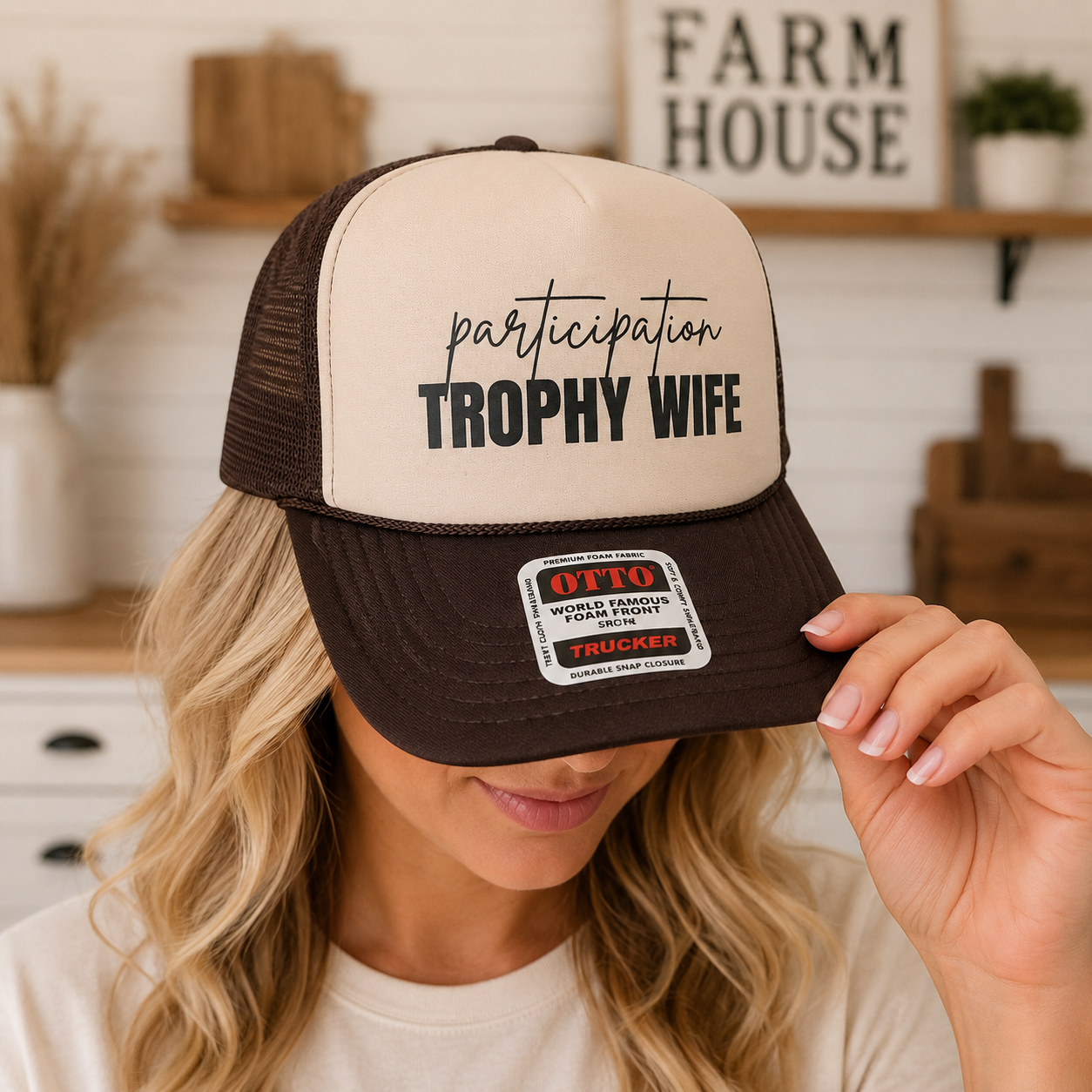 Participation Trophy Wife Foam Trucker Hat