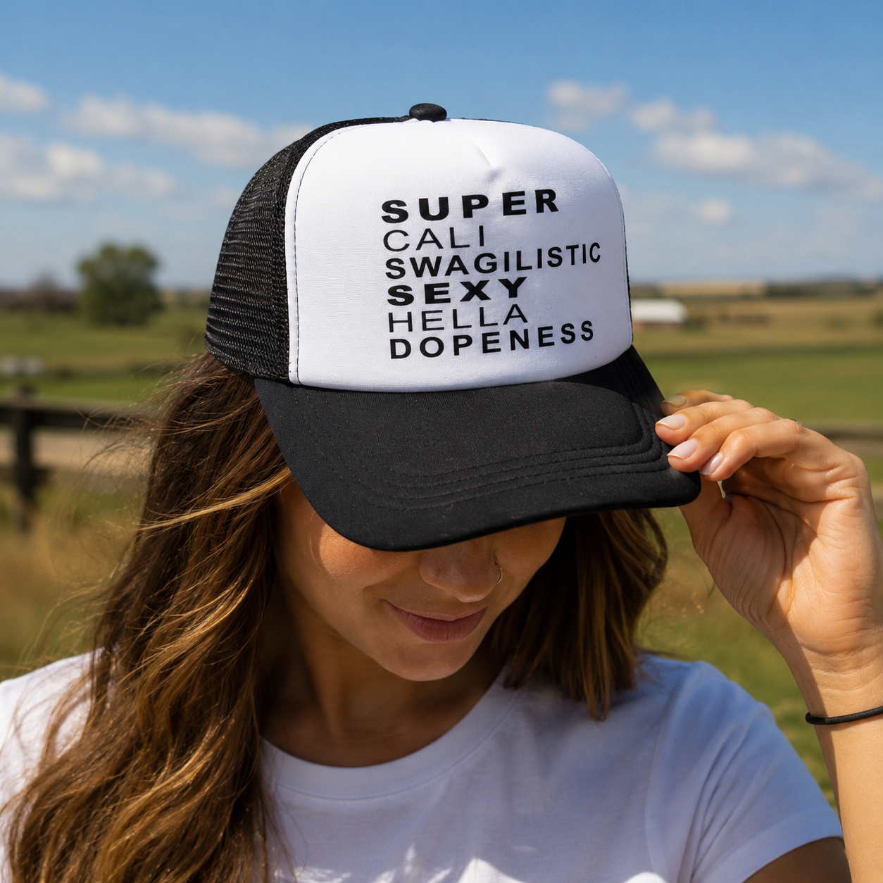 Hella Dopeness Foam Trucker Hat