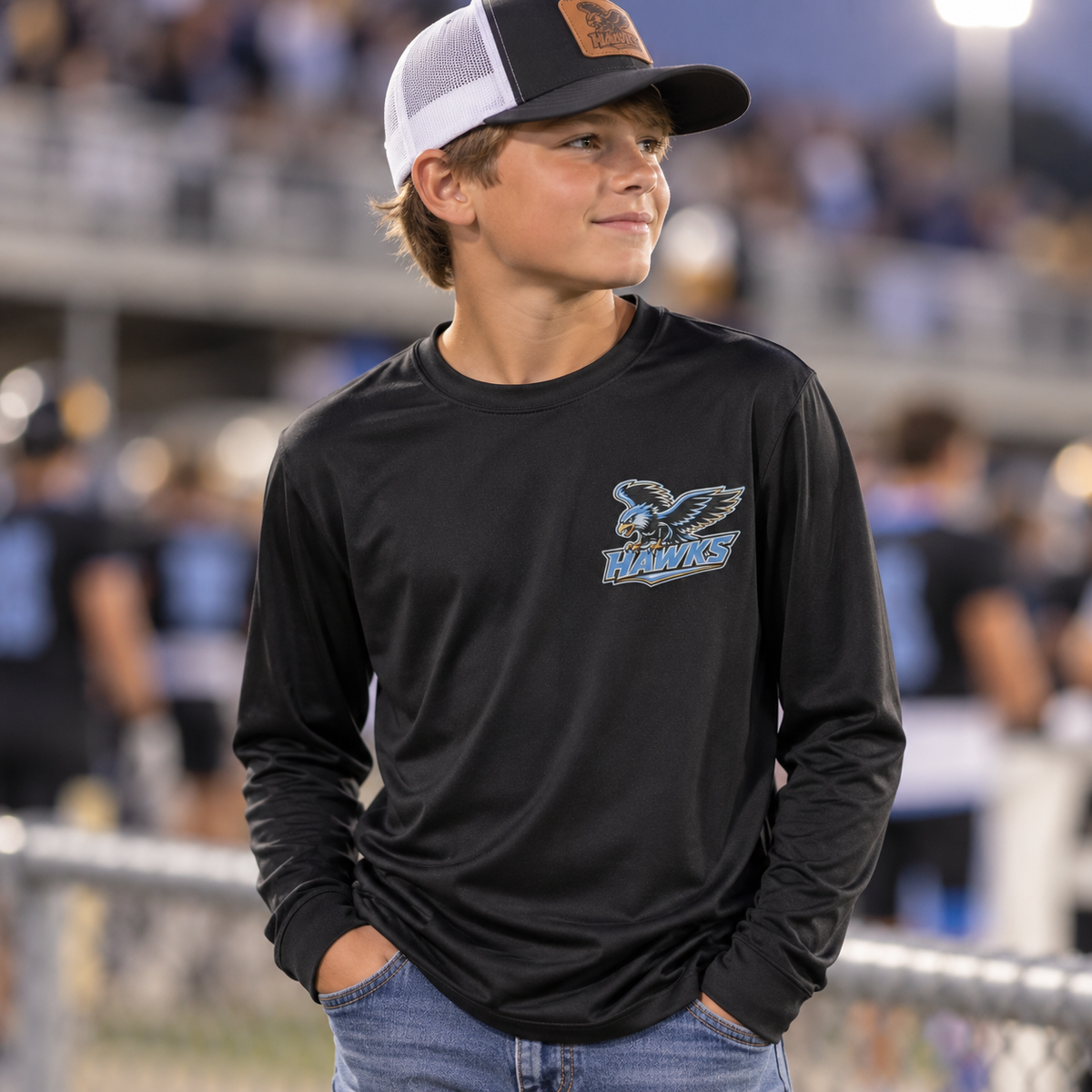Hawks Fierce Long Sleeve Dri Fit Shirt