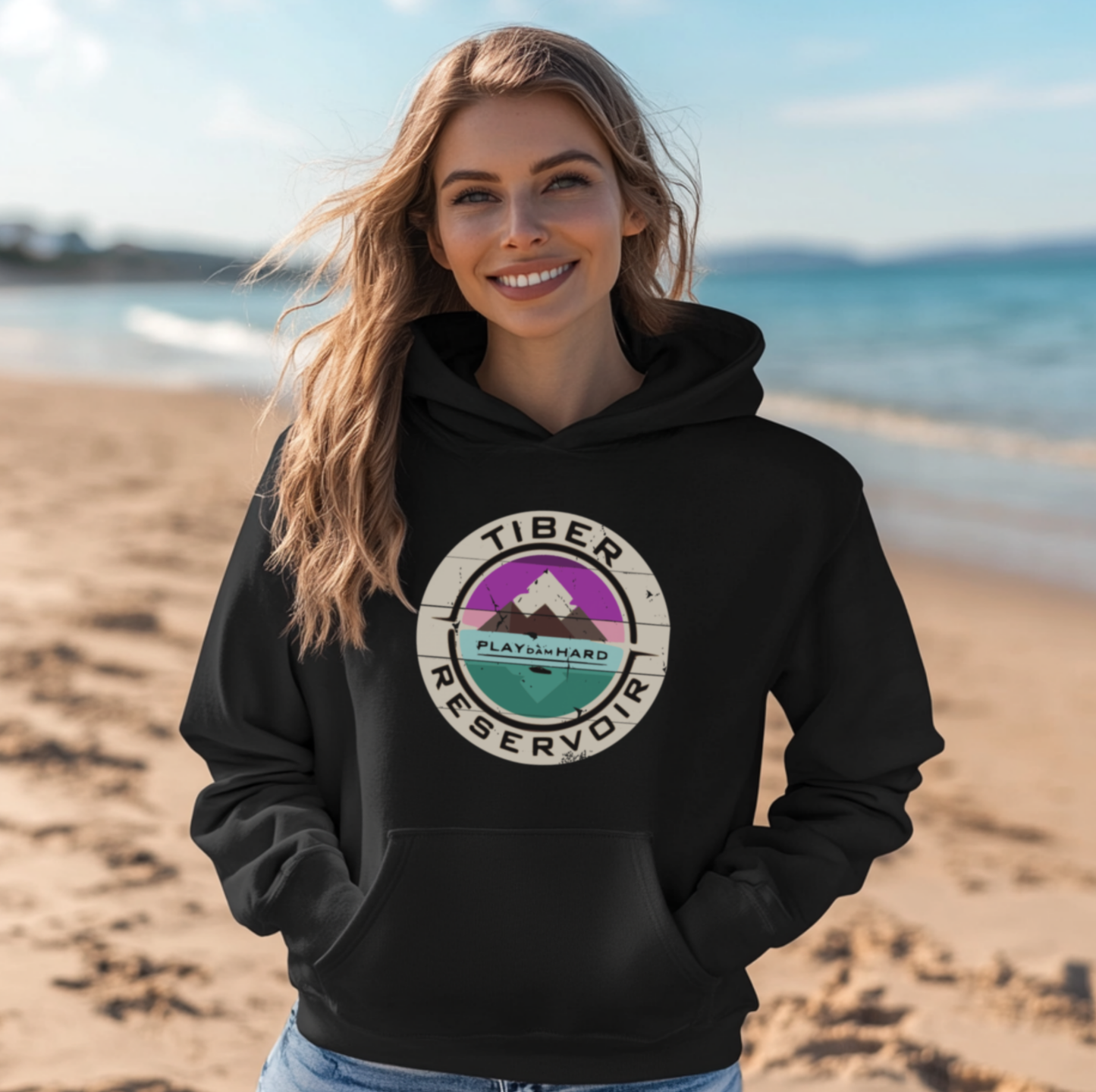 Tiber Dam Sunset Hoodie
