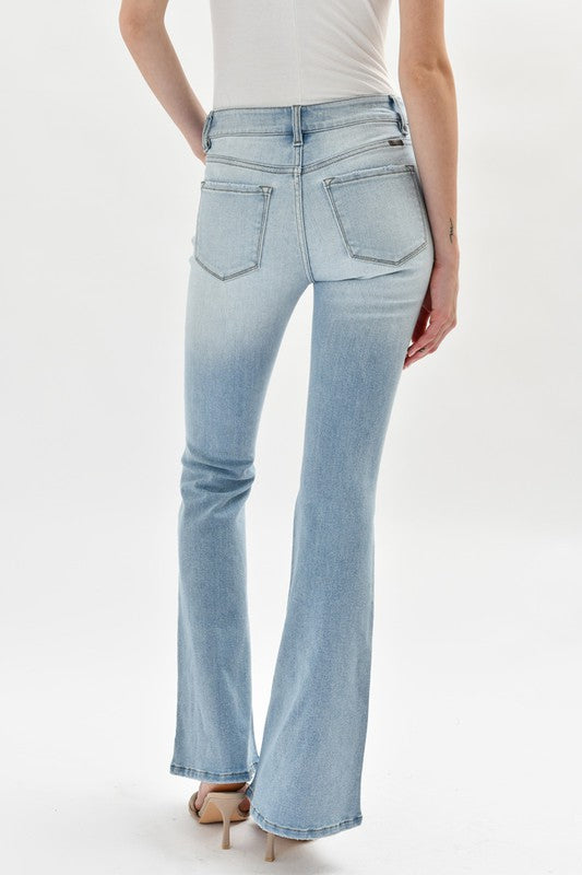 KanCan Distressed Flare Jeans