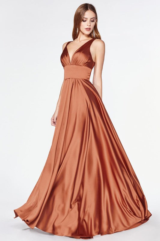 Paisley Silk Formal 8 / Sienna