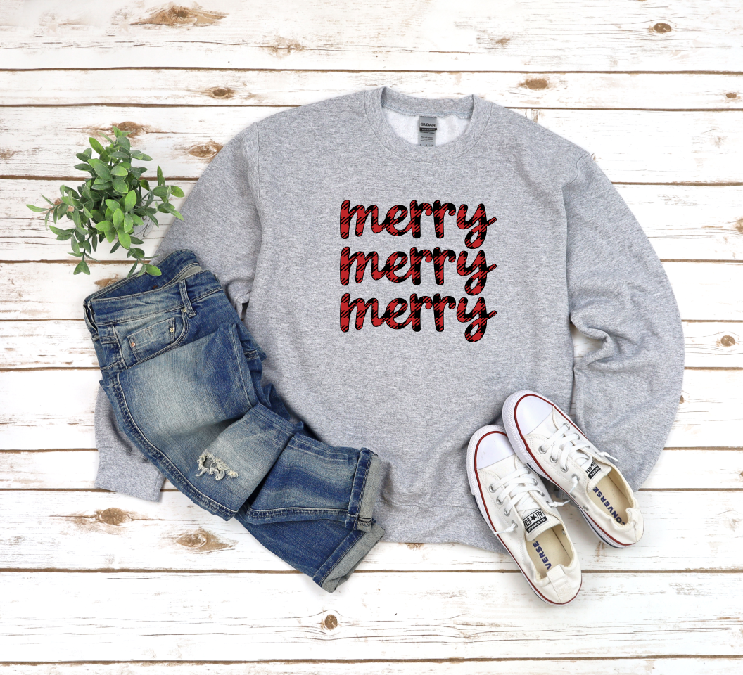 Merry Merry Merry Crewneck Sweatshirt