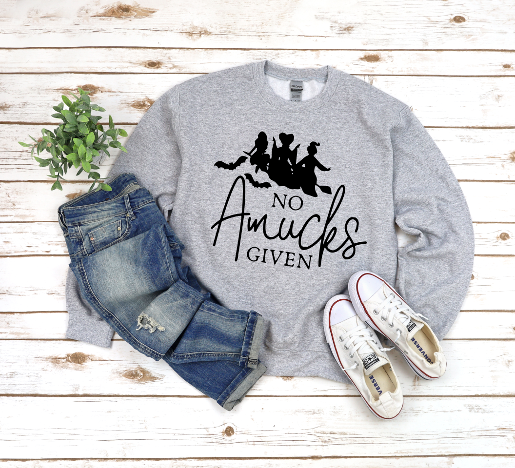 No Amucks Given Crewneck Sweatshirt
