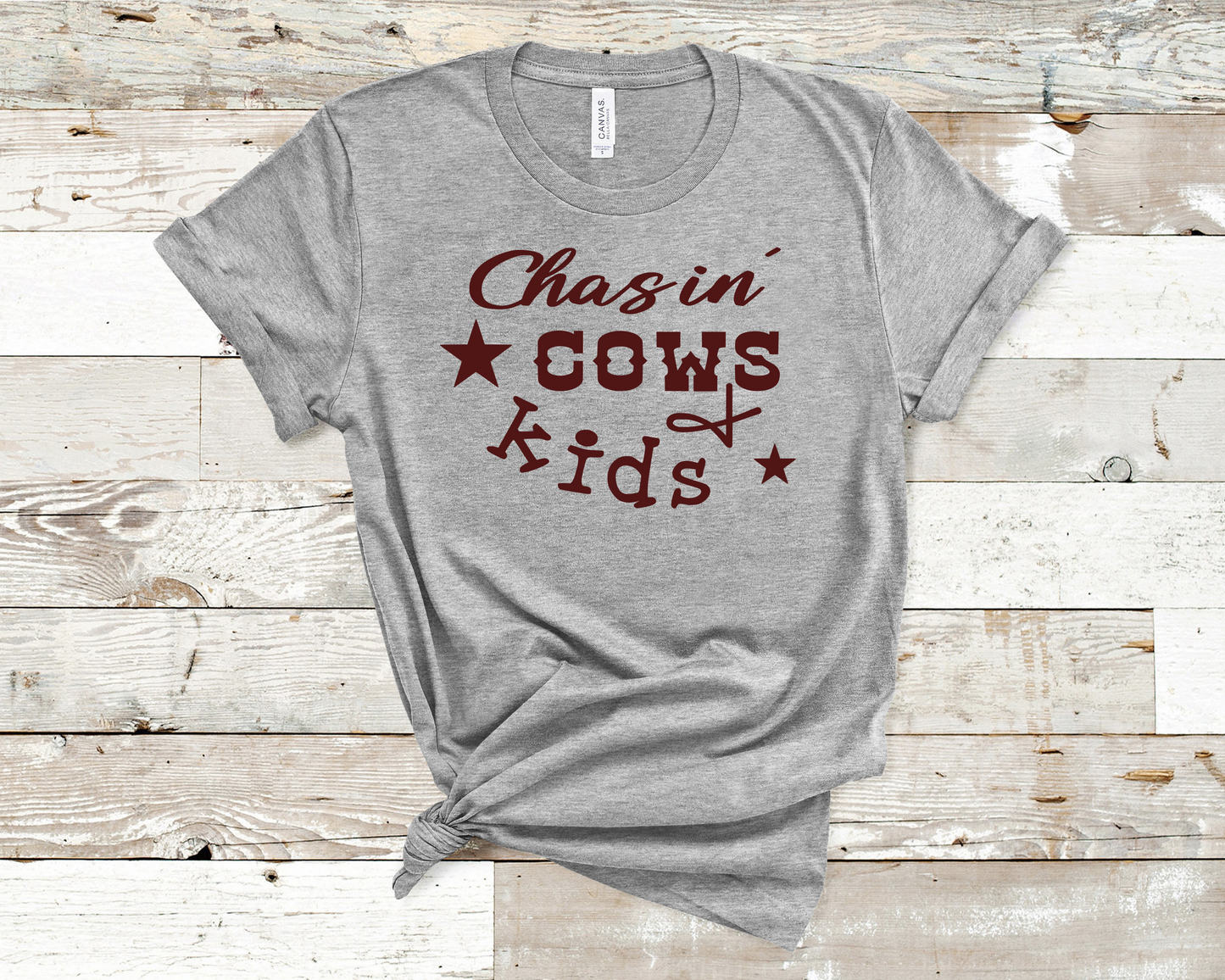Chasin' Cows and Kids Graphic T-Shirt