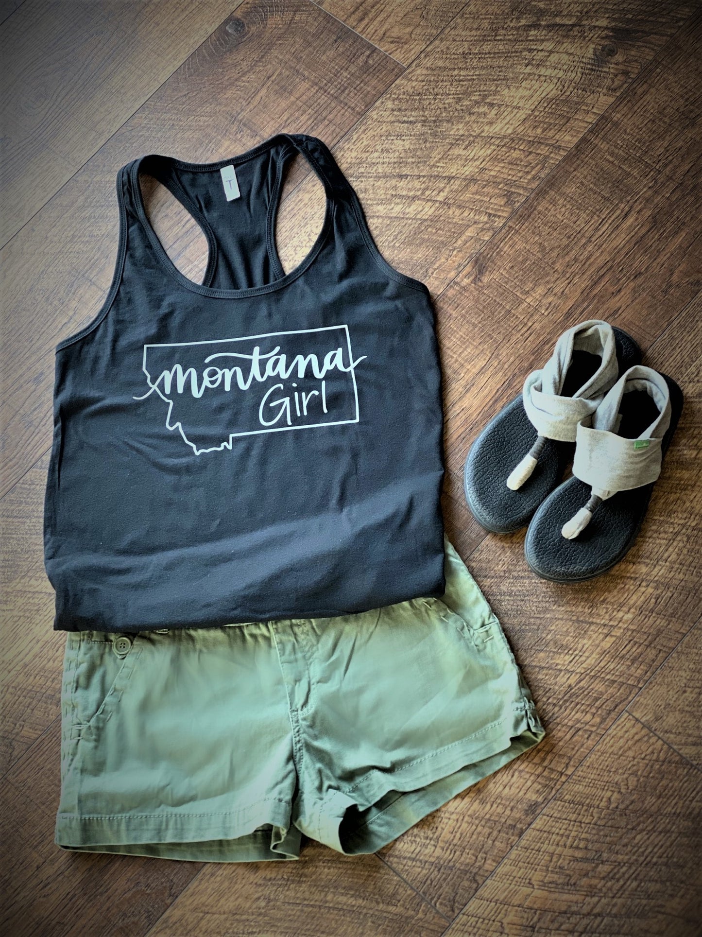 Montana Girl Racerback Tank