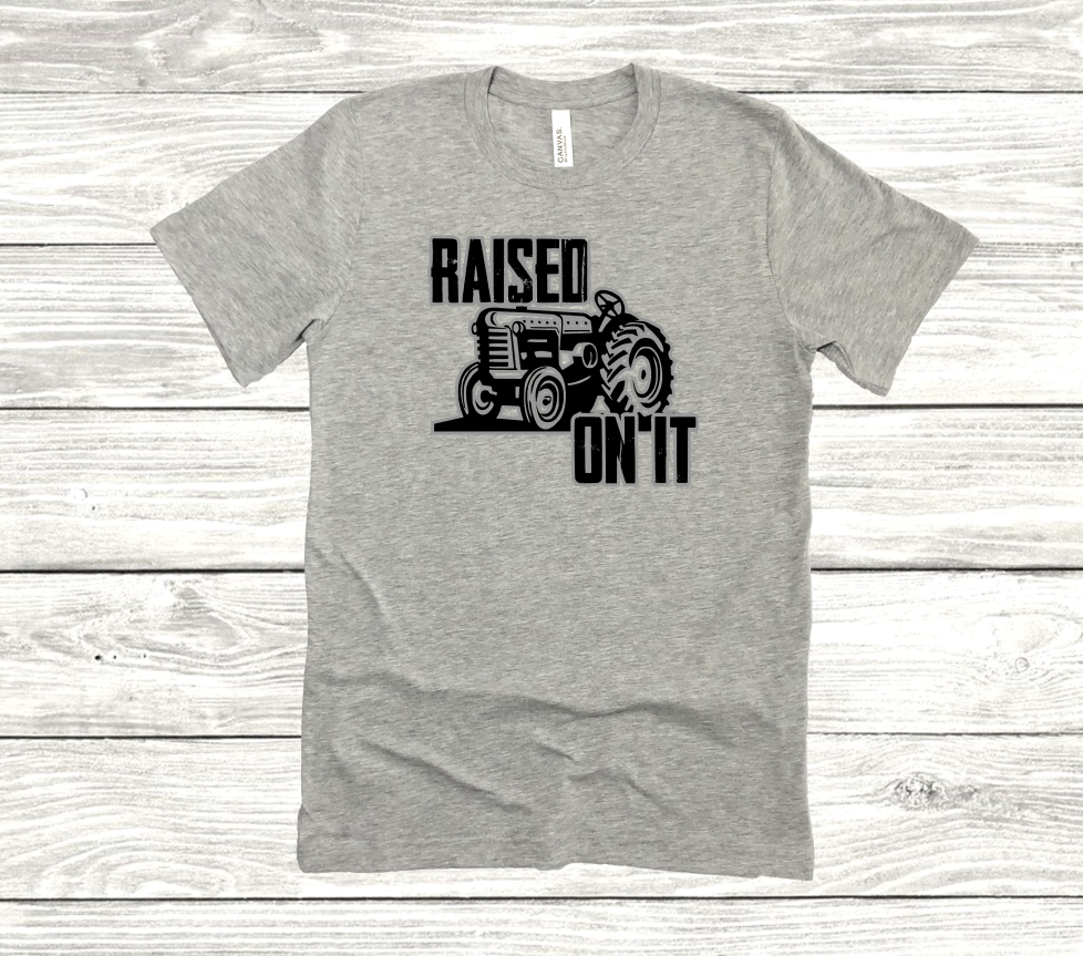 Raised on It Tractor Graphic T-Shirt
