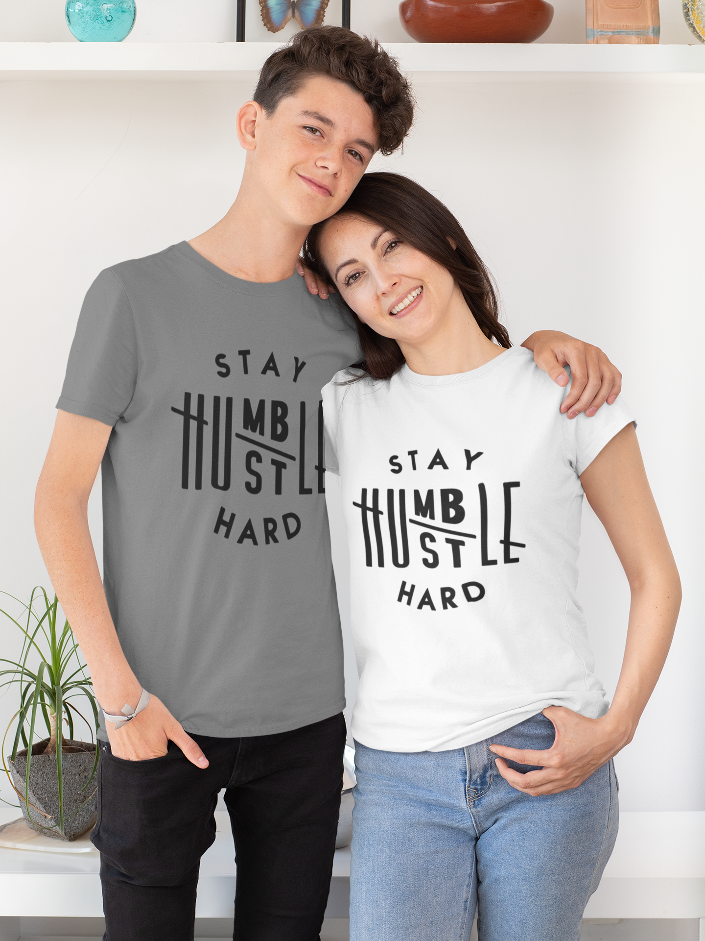 Stay Humble Hustle Hard Youth Tee