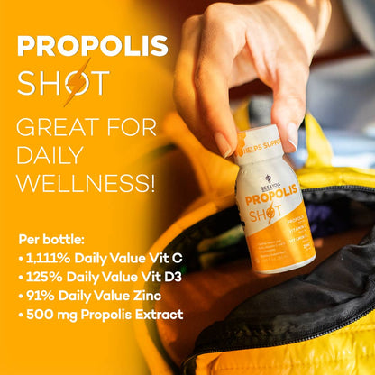 Bee & You Propolis + Vit D3 + Vit C + Zinc Shot