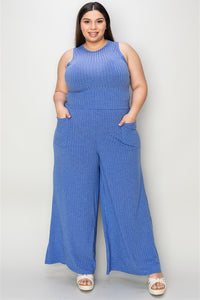Basic Bae Tank and Wide Leg Pants Set