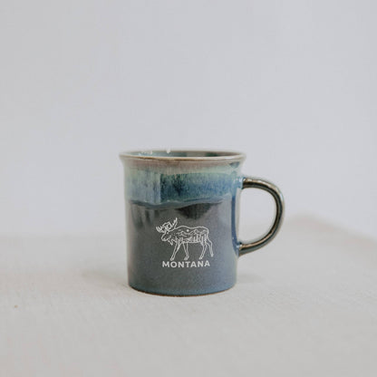 Montana Glassware-I love you like Montana