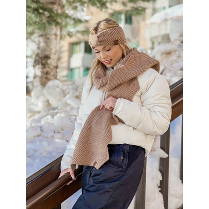 Chevron Knit Knot Women's Headband