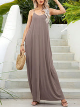 Load image into Gallery viewer, Saffron Maxi Cami Dress with Pockets

