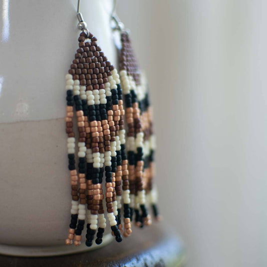 Brillo Beaded Earrings