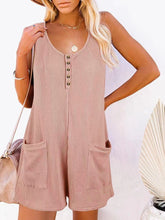 Load image into Gallery viewer, Gypsy Pocketed Sleeveless Romper
